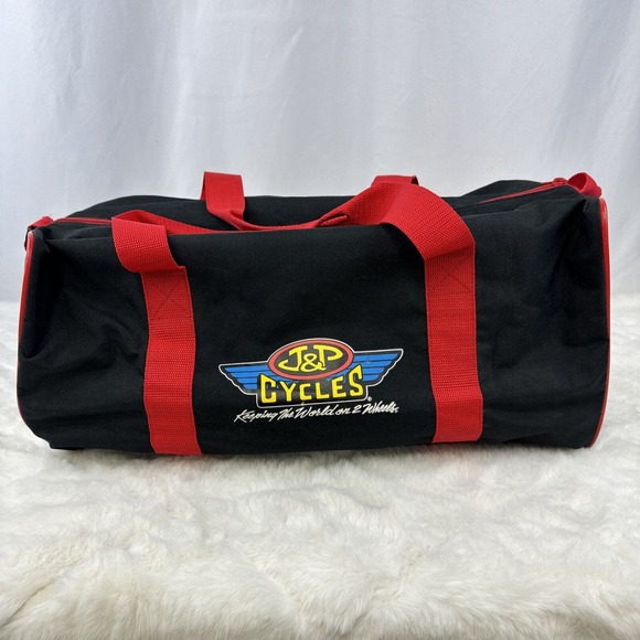 Vintage J&p Cycles Duffle Bag - Picture 1 of 6